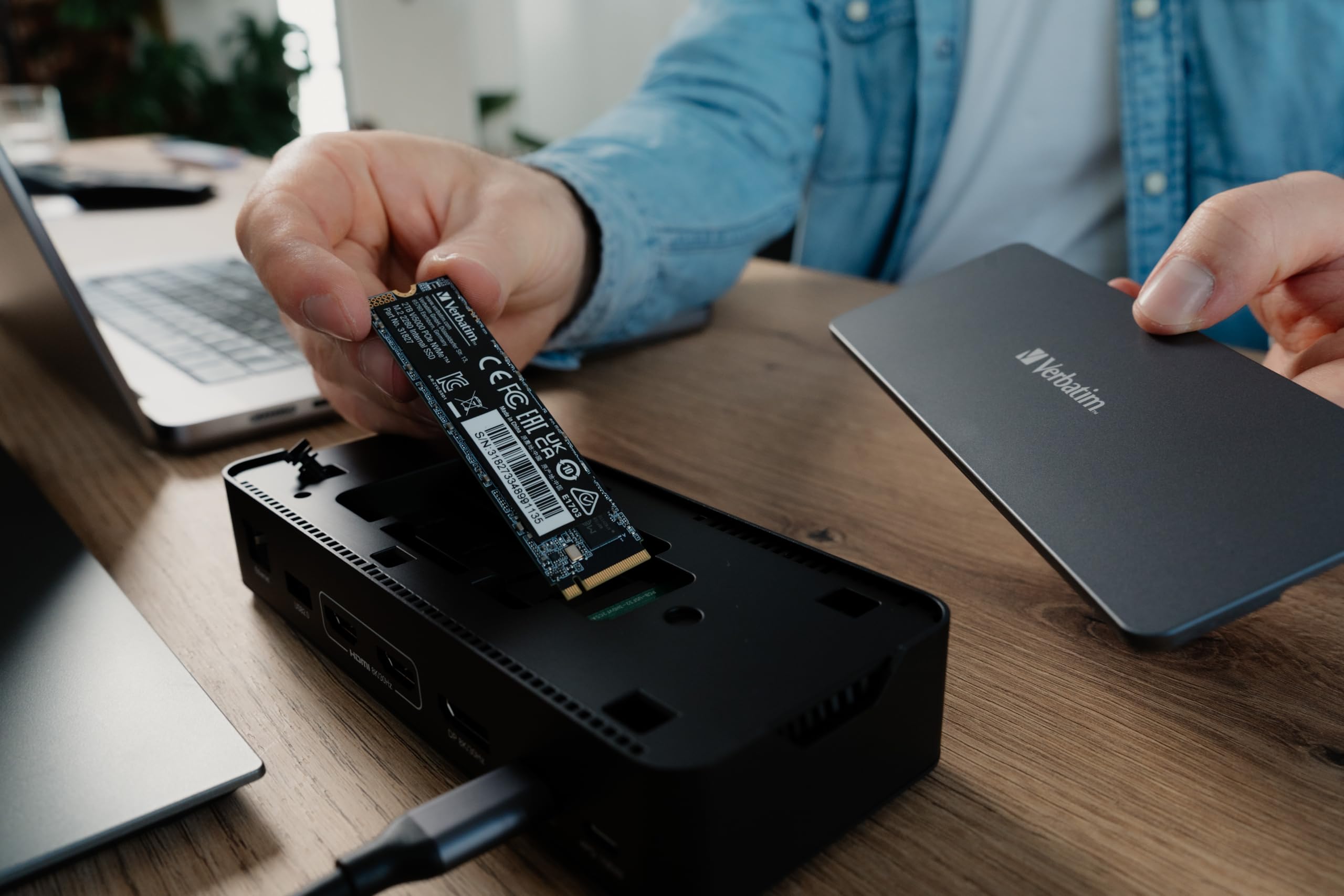 Amazon | Verbatim バーベイタム 内蔵 SSD 2TB NVMe PCIe Gen 4.0x4